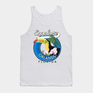 Orlando Florida travel patch. Tank Top